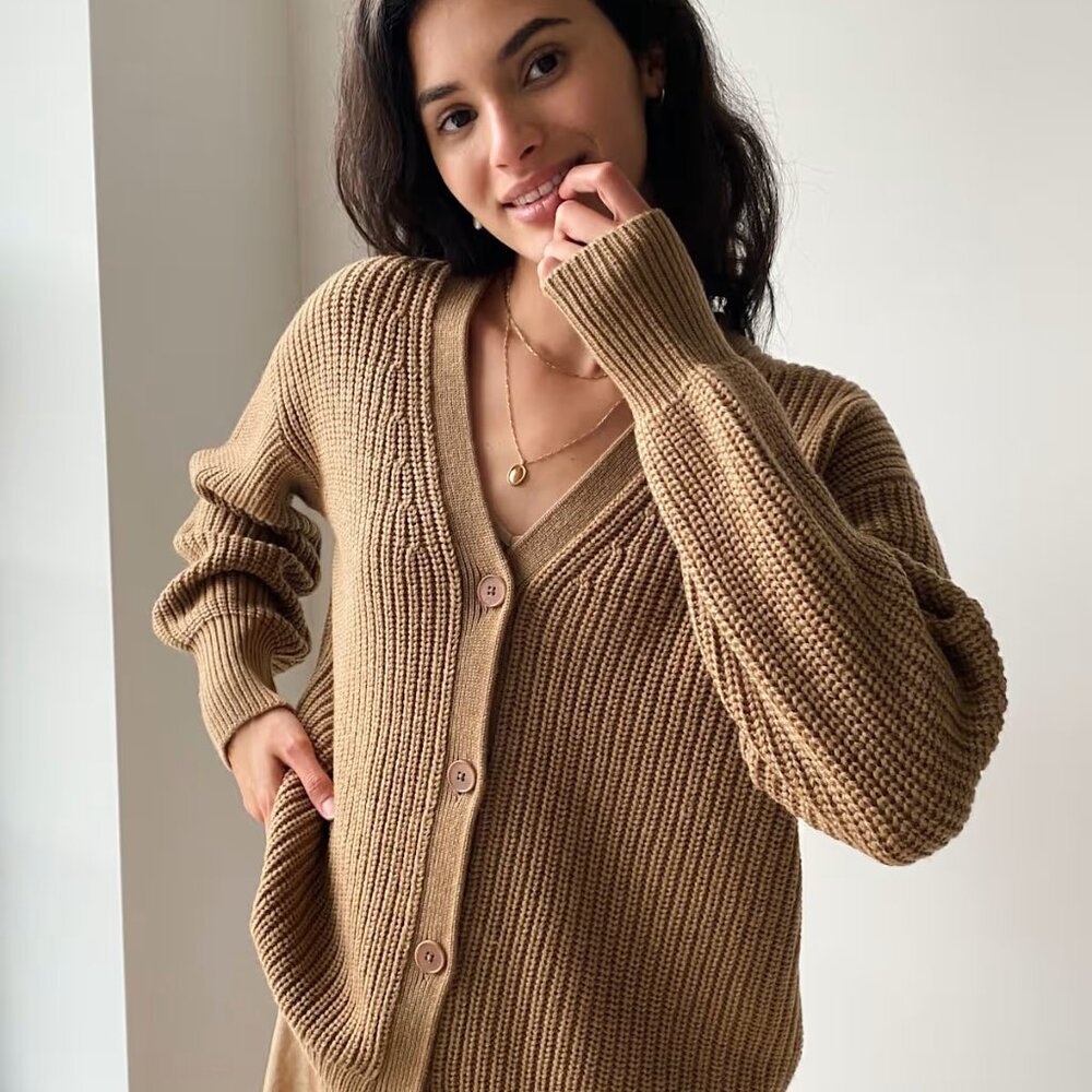 Wilfred Cortado Cardigan knit cardigan  #81757 camel xxs